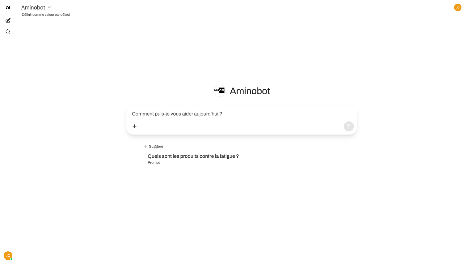 Interface Aminobot